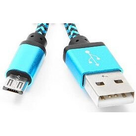 Кабель USB A (M) - microUSB B (M), 1м, Gembird CC-mUSB2bl1m