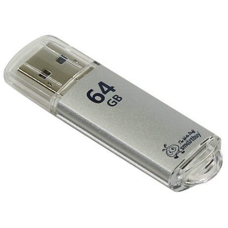 USB Flash накопитель 64GB SmartBuy V-Cut Silver (SB64GBVC-S3)