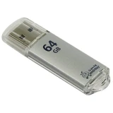 USB Flash накопитель 64Gb SmartBuy V-Cut Silver (SB64GBVC-S3)