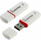 USB Flash накопитель 16Gb SmartBuy Crown White (SB16GBCRW-W)