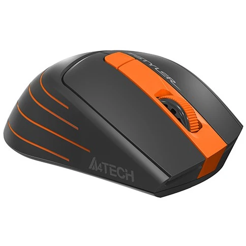 Мышь A4Tech Fstyler FG30S Grey/Orange - фото 2