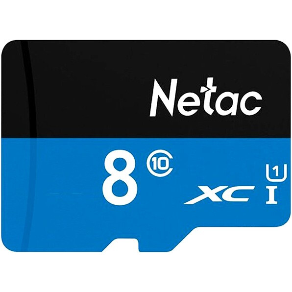 Карта памяти 8Gb MicroSD Netac P500 (NT02P500STN-008G-S)