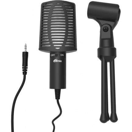 Микрофон Ritmix RDM-125 Black - фото 3