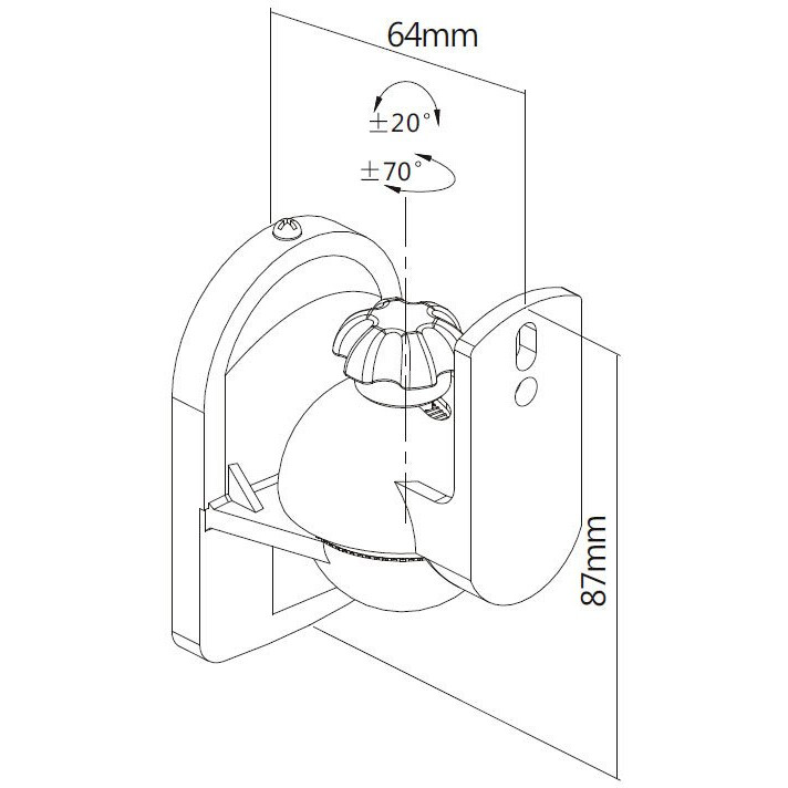 Кронштейн Digis DSM-A28 Black - фото 4
