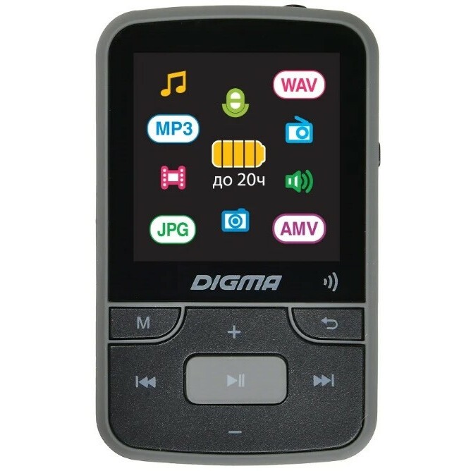 Портативный плеер Digma Z4 16Gb Black