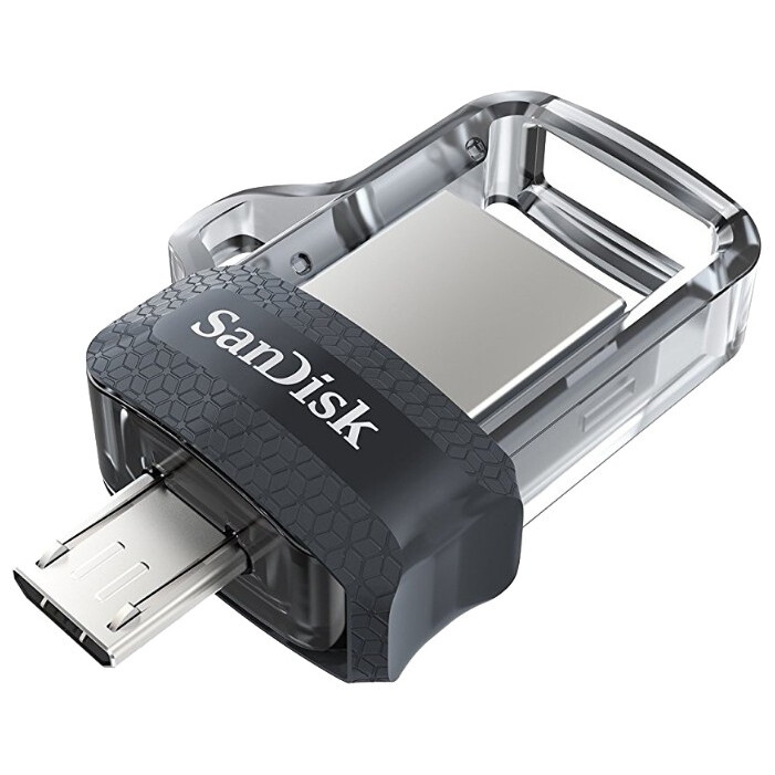 USB Flash накопитель 32Gb SanDisk Ultra Dual m3.0 (SDDD3-032G-G46) - фото 2