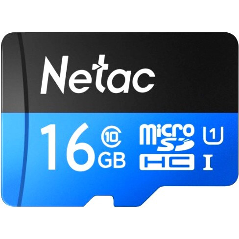 Карта памяти 16GB MicroSD Netac P500 Standard (NT02P500STN-016G-S)
