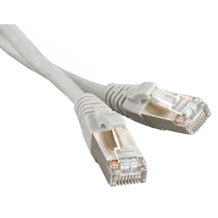 Патч-корд Hyperline PC-LPM-STP-RJ45-RJ45-C5e-10M-LSZH-GY, 10м