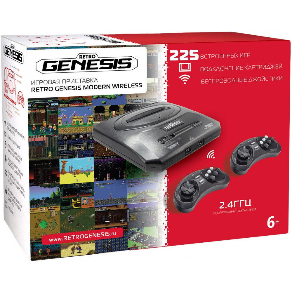 Игровая приставка SEGA Retro Genesis Modern Wireless (225 встроенных игр) - ConSkDn79