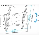 Кронштейн Holder PTS-4006 Black