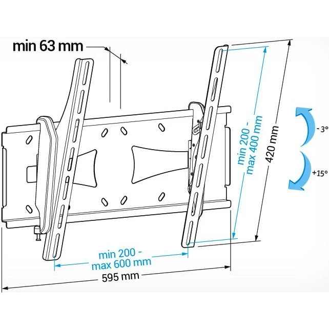 Кронштейн Holder PTS-4006 Black - фото 2