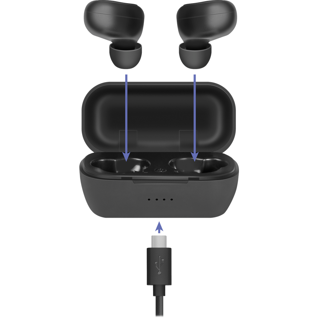 Гарнитура Defender Twins 638 Black - 63638 - фото 4