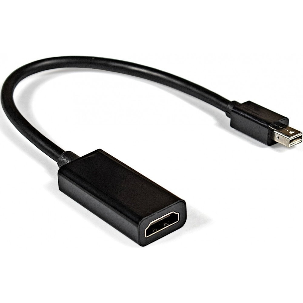 Переходник Mini DisplayPort (M) - HDMI (F), 0.15м, ExeGate EX-mDPM-HDMIF-0.15