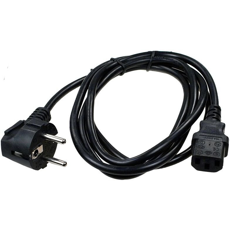 Кабель питания Schuko - C13, 3м, Gembird PC-186-VDE-3M