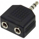 Разветвитель 3.5 Jack (M) - 2x 3.5 Jack (F), VCOM VAD7847