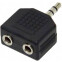 Разветвитель 3.5 Jack (M) - 2x 3.5 Jack (F), VCOM VAD7847