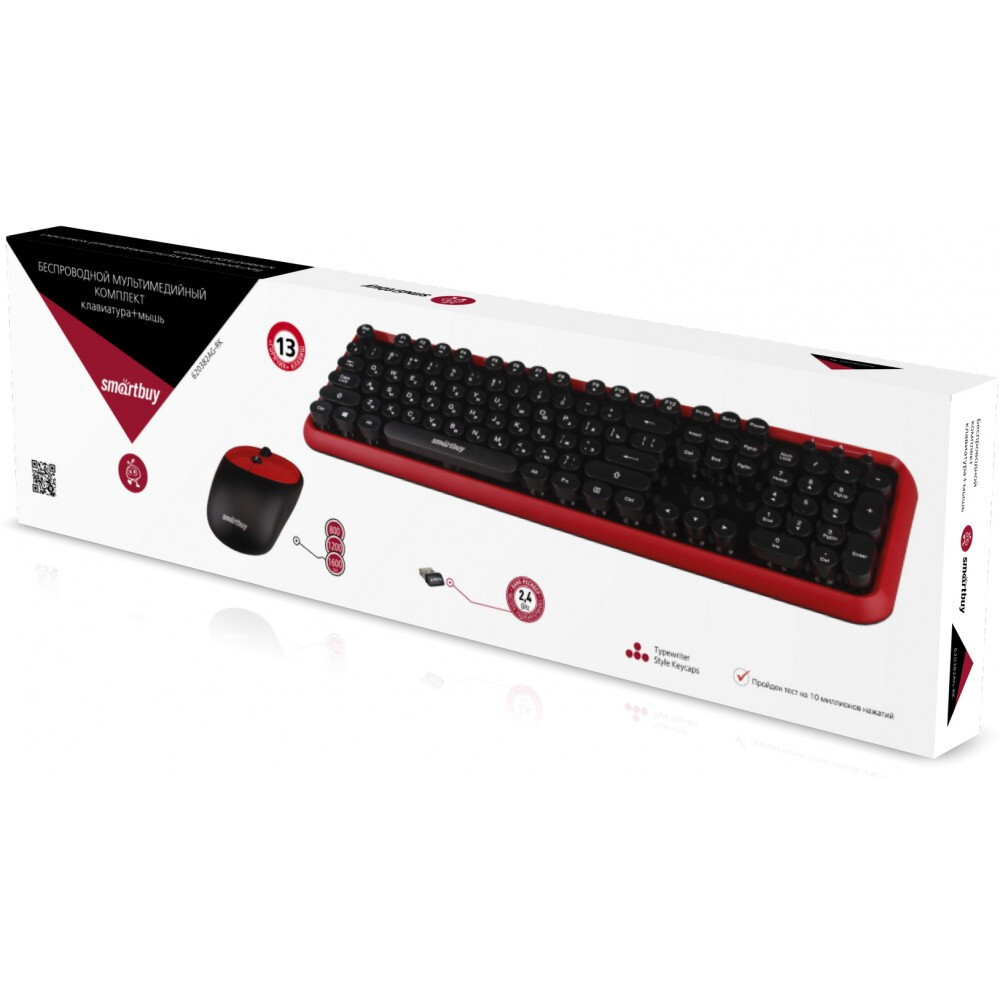 Клавиатура + мышь SmartBuy SBC-620382AG-RK - фото 4