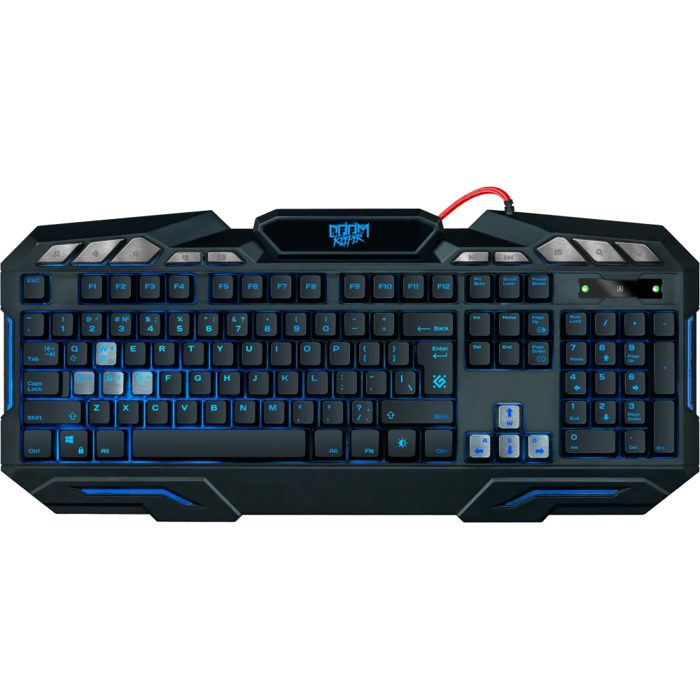 Клавиатура Defender Doom Keeper GK-100DL Black (45100) - фото 2