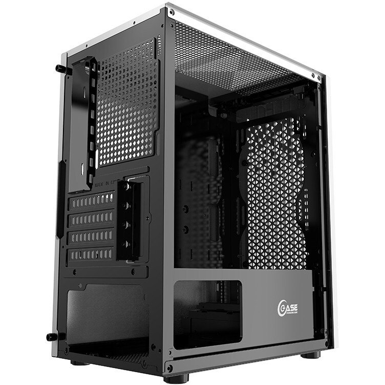 Корпус Powercase Mistral Micro Z3W Mesh LED White - CMIMZW-L3 - фото 6