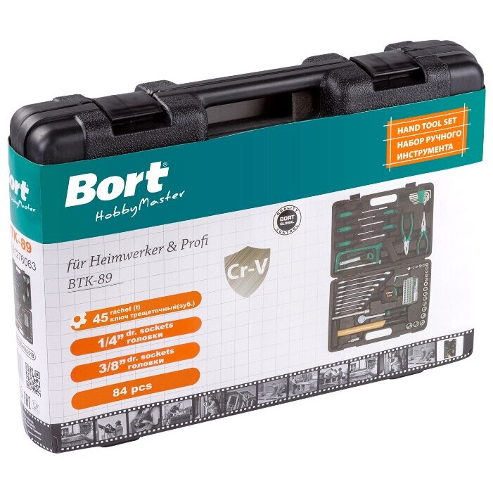 Набор инструментов Bort BTK-89 - 91276063 - фото 6