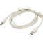 Кабель USB A (M) - USB B (M), 1.8м, Buro USB2.0-AM/BM-1.8M-MG