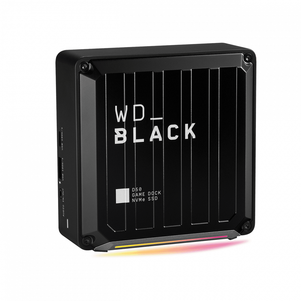 Док-станция Western Digital Black D50 Game Dock 1Tb (WDBA3U0010BBK-EESN) - фото 2
