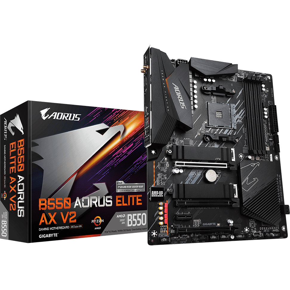 Материнская плата Gigabyte B550 AORUS ELITE AX V2 - фото 4