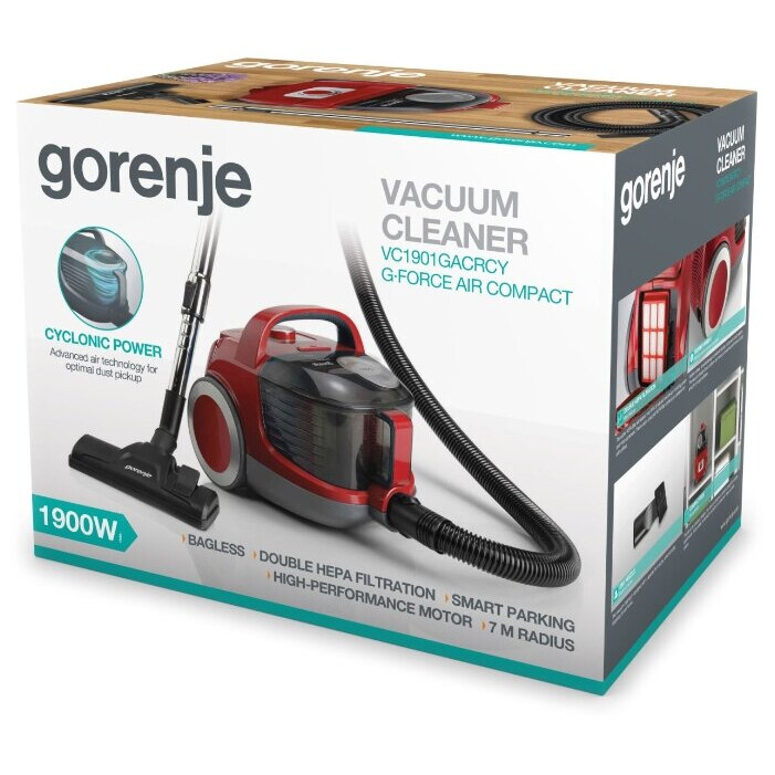 Пылесос Gorenje VC1901GACRCY - фото 5