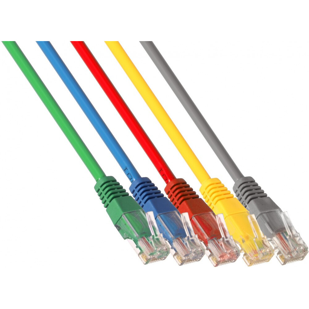 Патч-корд ExeGate UTP-RJ45-RJ45-5e-5M-GN, 5м