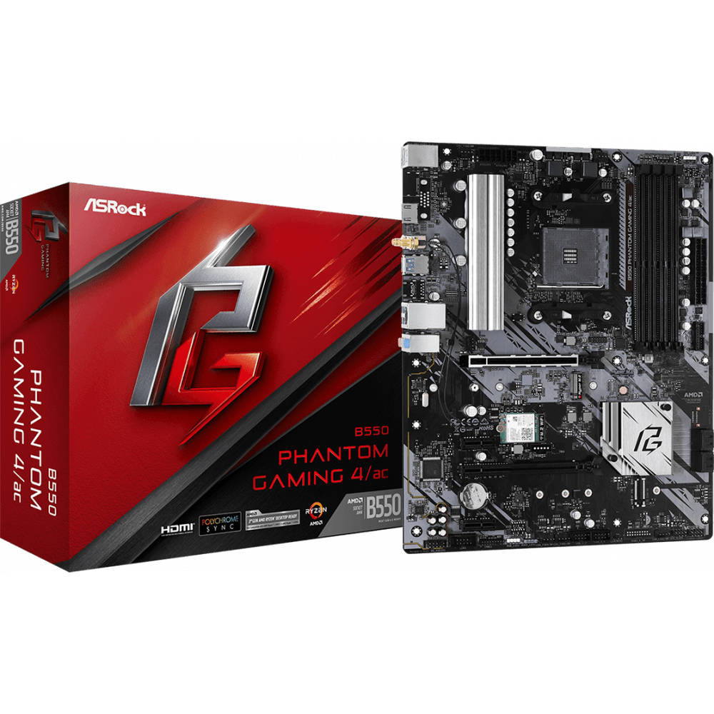 Материнская плата ASRock B550 Phantom Gaming 4/ac - фото 5