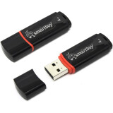 USB Flash накопитель 4Gb SmartBuy Crown Black (SB4GBCRW-K)