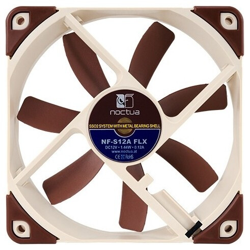 Вентилятор для корпуса Noctua NF-S12A FLX - NF-S12A-FLX - фото 4