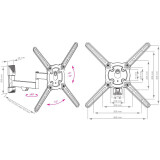 Кронштейн Kromax ATLANTIS-15 White