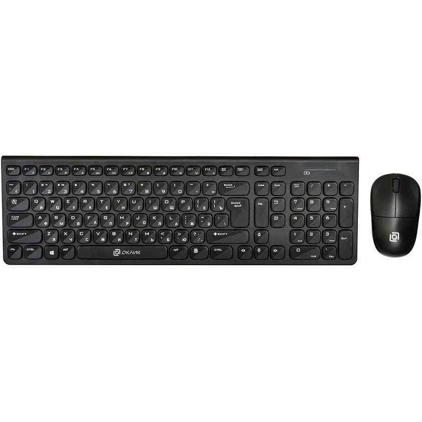 Клавиатура + мышь Oklick 220M Black - фото 2