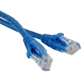 Патч-корд Hyperline PC-LPM-UTP-RJ45-RJ45-C5e-0.15M-LSZH-BL, 0.15м