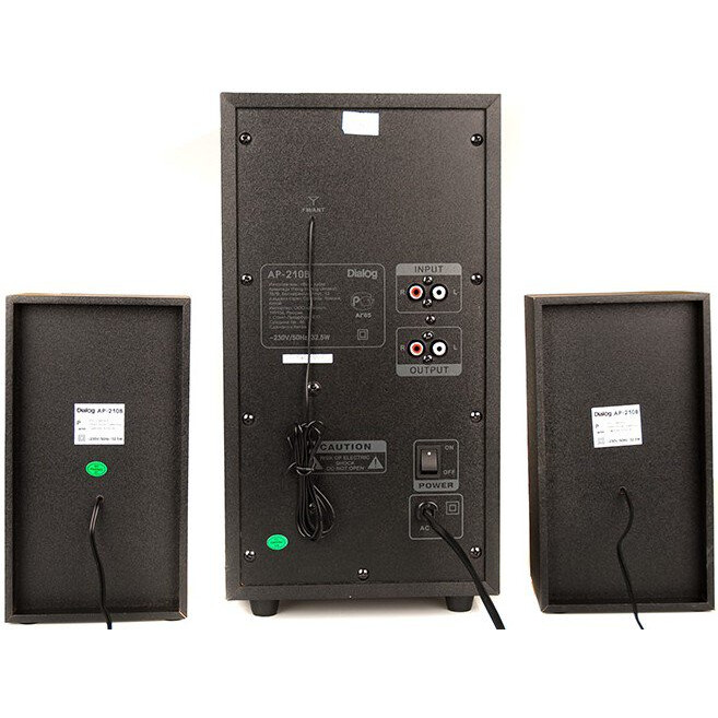 Колонки Dialog AP-210 Black - фото 5