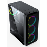 Корпус Powercase Mistral Z4 Mesh RGB Black (CMIZB-R4)