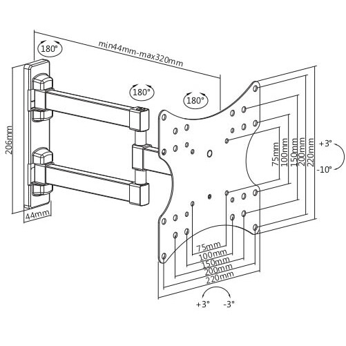Кронштейн Ultramounts UM867W - фото 2