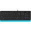 Клавиатура + мышь A4Tech Fstyler F1010 Black/Blue - фото 2