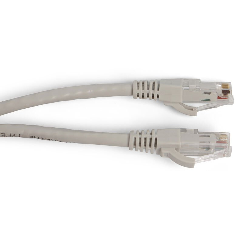 Патч-корд Hyperline PC-LPM-UTP-RJ45-RJ45-C6a-1.5M-LSZH-GY, 1.5м
