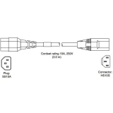 Кабель питания C13 - C14, 3м, Cisco CAB-C13-C14-AC=