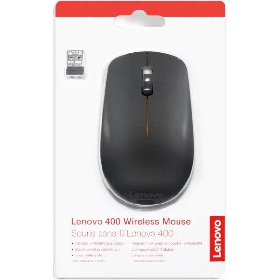 Мышь Lenovo 400 Wireless Mouse - GY50R91293 - фото 4