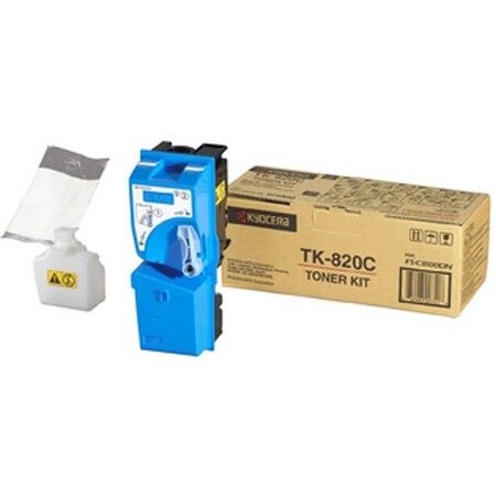 Картридж Kyocera TK-820C Cyan - фото 2