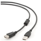 Кабель удлинительный USB A (M) - USB A (F), 4.5м, Gembird CCF-USB2-AMAF-15