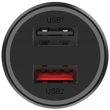 Автомобильное зарядное устройство Xiaomi Mi 37W Dual-Port Car Charger - GDS4147GL - фото 2