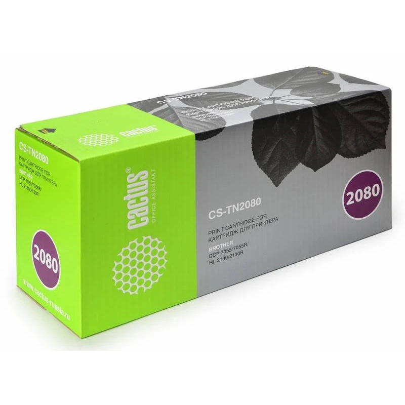 Картридж Cactus CS-TN2080 Black