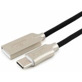 Кабель USB - USB Type-C, 1м, Gembird CC-P-USBC02Bk-1M