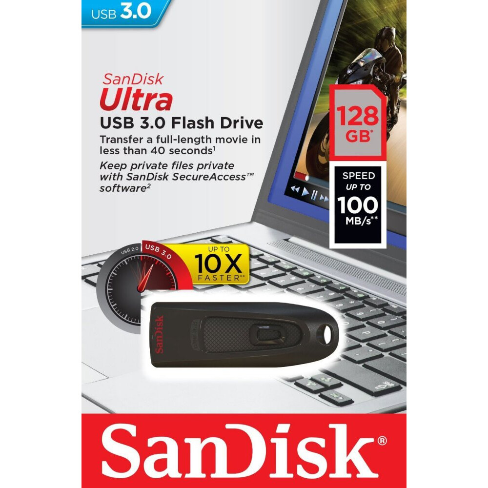 USB Flash накопитель 128Gb SanDisk Ultra (SDCZ48-128G-U46) - фото 5