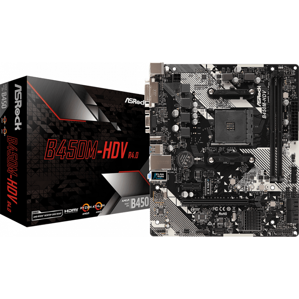 Материнская плата ASRock B450M-HDV R4.0 - фото 5