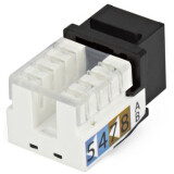 Вставка RJ-45 Hyperline KJNE-8P8C-C5e-90-BK